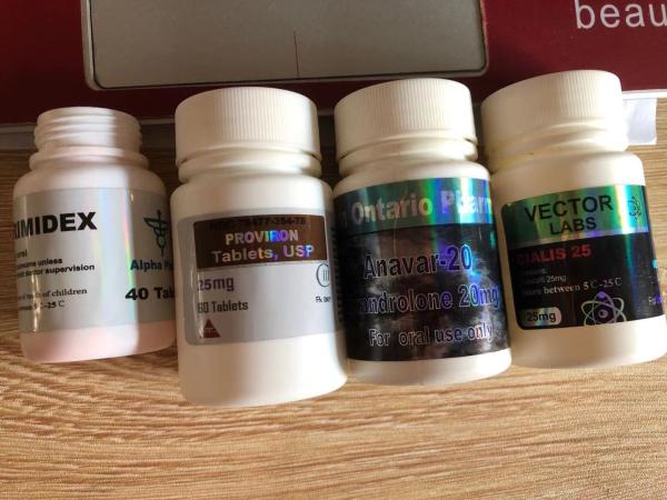 Customized Superdrol 10 Plastic Prescription Pill Bottle Label Waterproof for