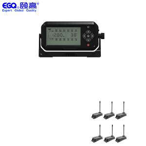 China LCD Display Six Wheels Wireless Trailer Truck TPMS Solutions on sale