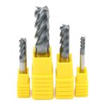 Nano Coated Carbide Square End Mill Fresa Cutter HRC60 High Hardness