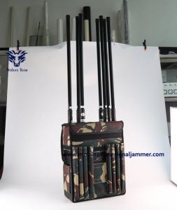 Wholesale 6 Bands 50 Watt 3G GSM 430MHz Backpack Signal Jammer from china suppliers