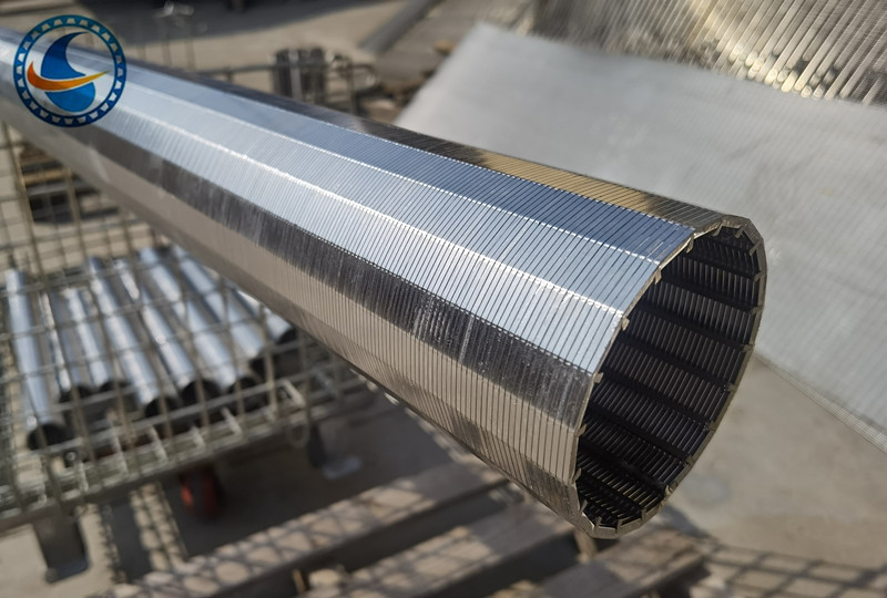 60um Slot Od 75mm Wedge Wire Screen Pipe Pure Circle