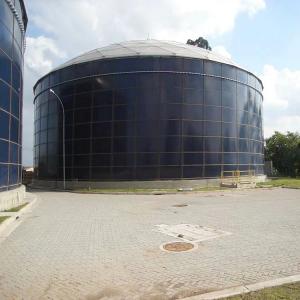 Wholesale High Strength Glass Fused Bolted Steel Tank Dark Blue Color Custom Capacity from china suppliers