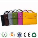 top quanlity new products 6 colors felt laptop bag with handle