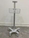 Neonate 3 Inch Silent Wheels Medical Monitor Trolley Aviation Aluminum Matieral