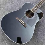 41" All Black color acoustic guitar,Rosewood fingerboard,handmade Solid spruce