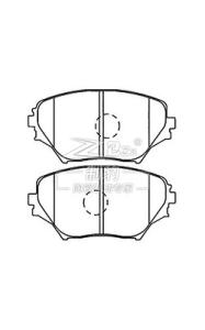 Wholesale Cadillac Ceramic Brake Pad Set with Noise Reduction and Wear Sensor 22851703 from china suppliers