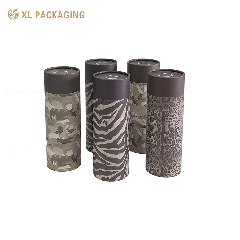 Food Grade Brown Paper Packaging Tubes Cardboard Kraft Paper Tube Tea Packaging