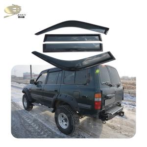 Wholesale Window Visor Auto Vent Shade Super Cab 3m Tape For Land Cruiser Lc80 Fj80 1998-2004 from china suppliers