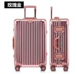 Aluminum Frame Travel Trolley With Silent Wheels 24 Inch Durable Hard Shell