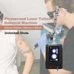 Multifunction Pico Q Switched ND YAG Laser Machine 755nm Pigment Tattoo Removal