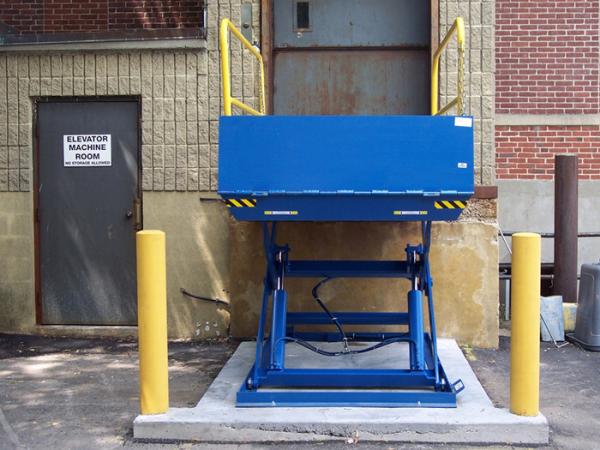 Scissor Hydraulic Dock Lift With Safety Toe Guard Adjustable Height 500mm