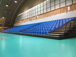 Wholesale 920mm Width Retractable Bleacher Seating Folding Telescopic Chairs from china suppliers