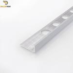 Matt Gold Tile Edge Trim Aluminum , Ceramic Tile Edging Strips 8mm 10mm 12mm