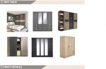 Modern bedroom customized size wardrobe with sliding Wardrobe cabinet, Cheap