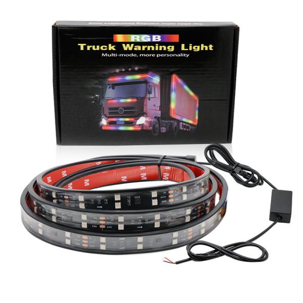 24V 5050 SMD 5A 2.4m Car Interior Atmosphere Lights With Remote Strobe For Van