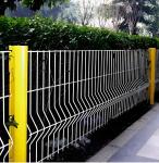 Yellow V Mesh Security Fence Hot Dipped Galvanized Metal Fence Panels