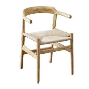 Wholesale Modern Wooden Dining Chair with Wishbone Design and Antique Rope Seat from china suppliers