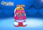 Cute Whale Plastic Material Coin Operated Game Machine / Kids Carnival Rides