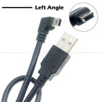 Customization 90 Degree Left Angle USB A Male To MINI 5P USB Cable for PS3