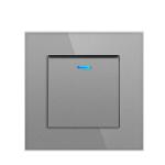 82Type FR Standard Wall Light Cross Switch 250V 10A 2000W 1 Gang 2 Way Push