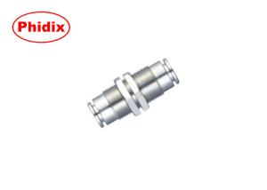 Wholesale Insert-Type Pneumatic All-metal Connectors Union Bulkhead Thread Fittings from china suppliers