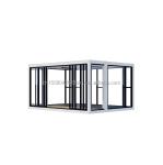 Customized Color 20ft Container Car Exhibition Hall Prefabricated House Folding
