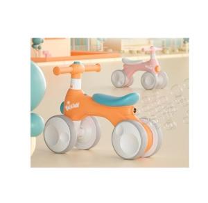 Wholesale Plastic 4-wheel children's balance bike with music light bubble device max loading 30kg from china suppliers