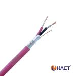 2 cores 2x1.5mm2 Tinned Copper Siliconande Rubber Low Smoke Fire Alarm Cable 2x1