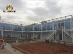 Easy Installation Modular Office Building With Glass Wall