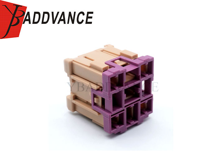 443937527 9 Pin 2.8/4.8mm Electrical Unsealed Female Relay Carrier Connector for Audi VW