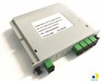 1x4 Plug-in Type SC APC Fiber Optical PLC Splitter