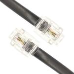 1M Shield Intercom Cat3 RJ11 6P2C Telephone Adsl Cable