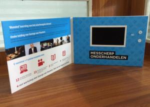 Wholesale Newest 4.3‘’ screen greeting card with video LCD video brochure card, A5 size landcape video production business card from china suppliers