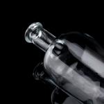 Glass Bottle For Liquor 750ml Capacity Acid Etch Surface Glass Material