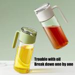 Gravity Automatically Open Close Oil Dispenser Bottle Leakproof 550ml With