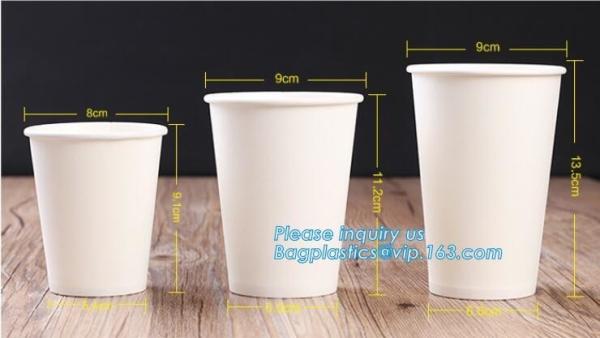 8 OZ Disposable Eco Friendly Coffee Paper Cup,Disposable kraft paper cup
