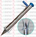Three Openings Stainless Steel Handheld Vegetable Seedling Transplanter