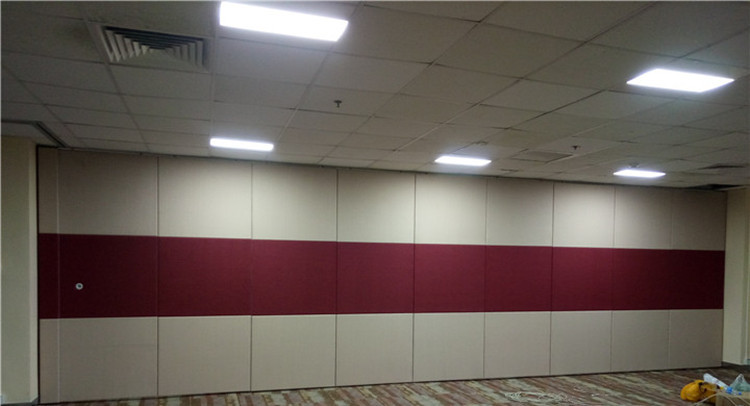 Sliding Fireproof Acoustic Partition Wall Full Height Aluminum Active Laminate Surface
