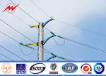 Electricity Distribution Steel Utility Electric Telescoping Pole Hot Dip