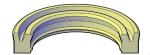 U-CUP Piston Rod Seals Lip Seals