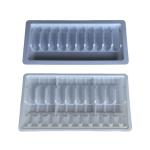 Factory PET plastic custom medicine water injection tray custom