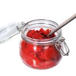 12oz 17oz Clear Glass Storage Jars Candy Round Glass Containers In Bulk With