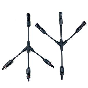Wholesale Rugged 30A Copper Solar Branch Connector For Class II Protection Rated Voltage 1500VDC from china suppliers