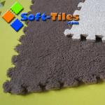 11.8X11.8in 1.0cm Thick Eva Plush Polyester Area Rugs For Livingroom