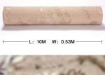 PVC Classical Italy Deep Embossed Country Floral Wallpaper For Living Room ,