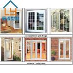 Soundproof UPVC Sliding Door UV Resistant UPVC Tilt And Turn Doors SGS Certified
