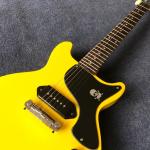 Wholesale and Hot selling OEM studio electric guitar yellow color one piece