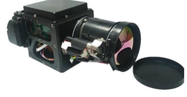 Miniature Airborne MWIR Cooled Thermal Security Camera With High Resolution And