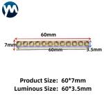 YM Custom Led Sign 36W 365nm 385nm 395nm 405nm for 3535 smd UV Led Module