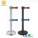 Airport/Bank/Events Crowd Control Stainless Steel Retractable Belt Queue Barrier